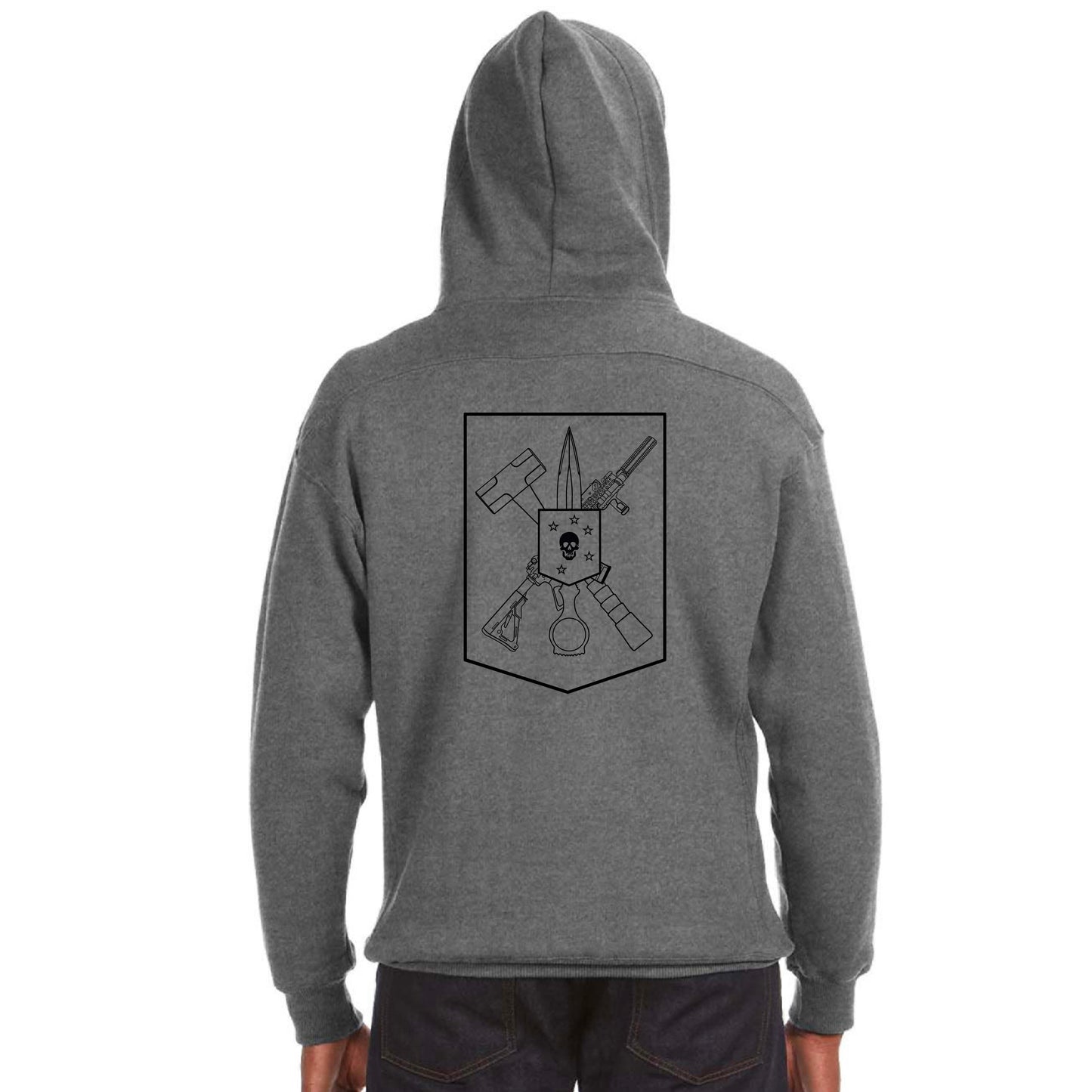 MMAC Grad Sweatshirt with hockey laces