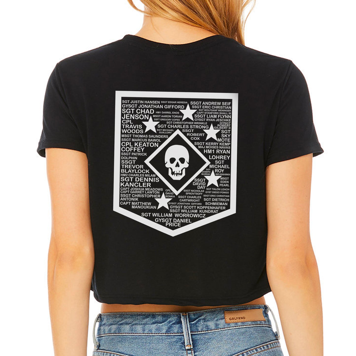 Raider memorial Ladies Crop Top